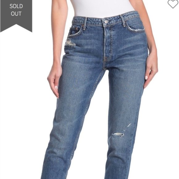 GRLFRND Kiara Distressed Tomboy Jeans Size 23 - Picture 4 of 7